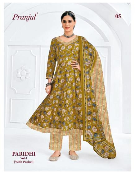 Pranjul Paridhi Vol-1 – Anarkali Style Kurti Pant With Dupatta - Wholesale Catalog