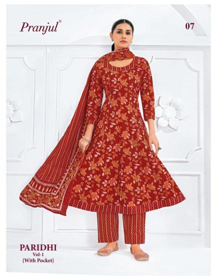 Pranjul Paridhi Vol-1 – Anarkali Style Kurti Pant With Dupatta - Wholesale Catalog