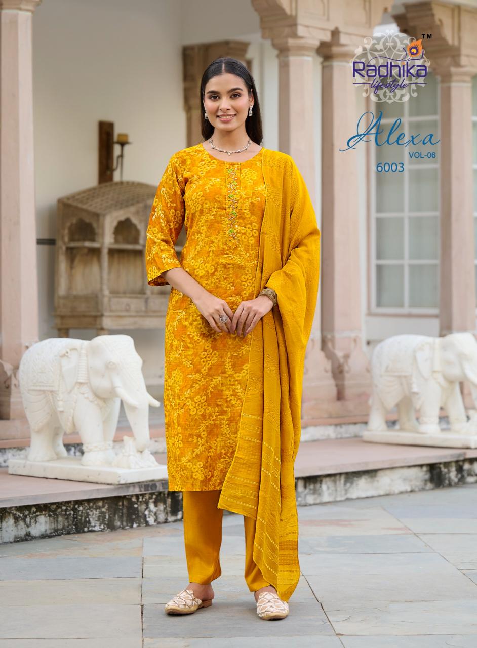 Radhika LifeStyle Alexa Vol 6 Catalog wholesale kurti manufacturers in india