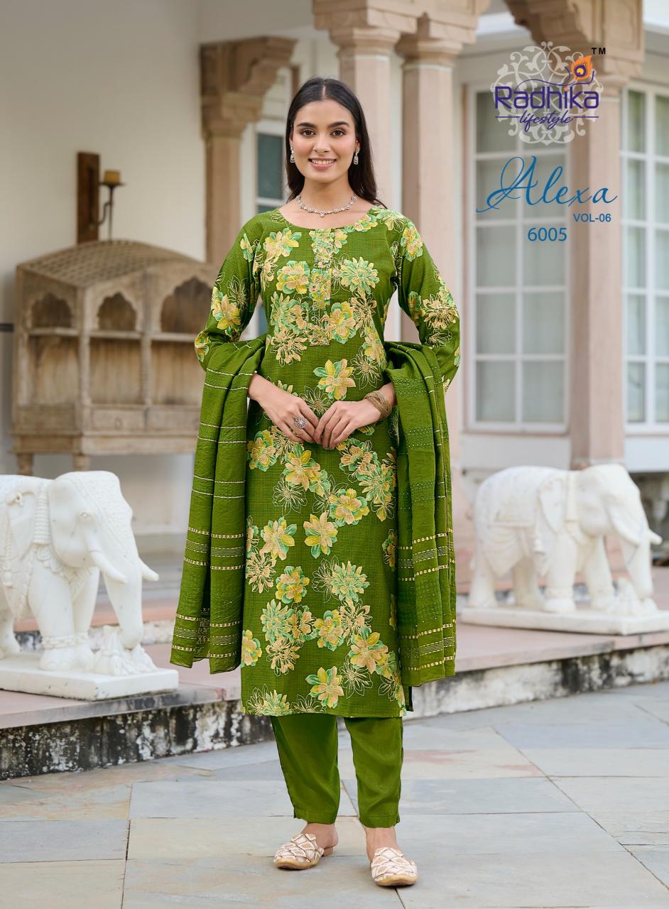Radhika LifeStyle Alexa Vol 6 Catalog wholesale kurti manufacturers in india
