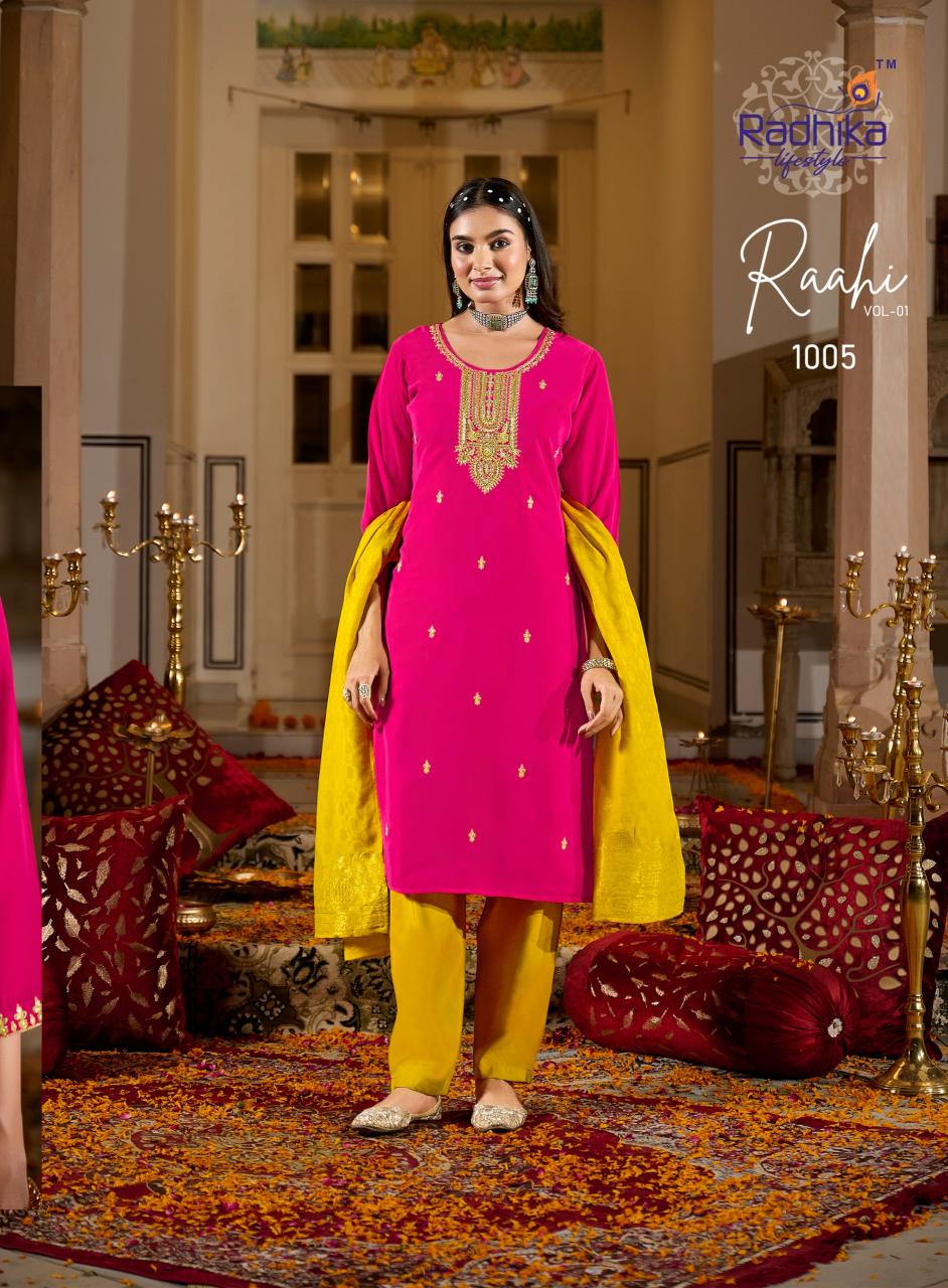 Radhika Lifestyle Rahii vol 1 catalog kurti wholesalers in surat
