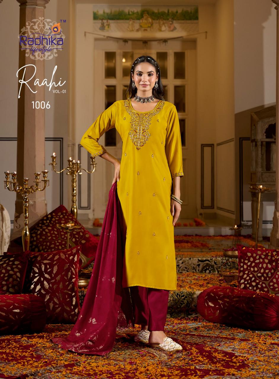 Radhika Lifestyle Rahii vol 1 catalog kurti wholesalers in surat