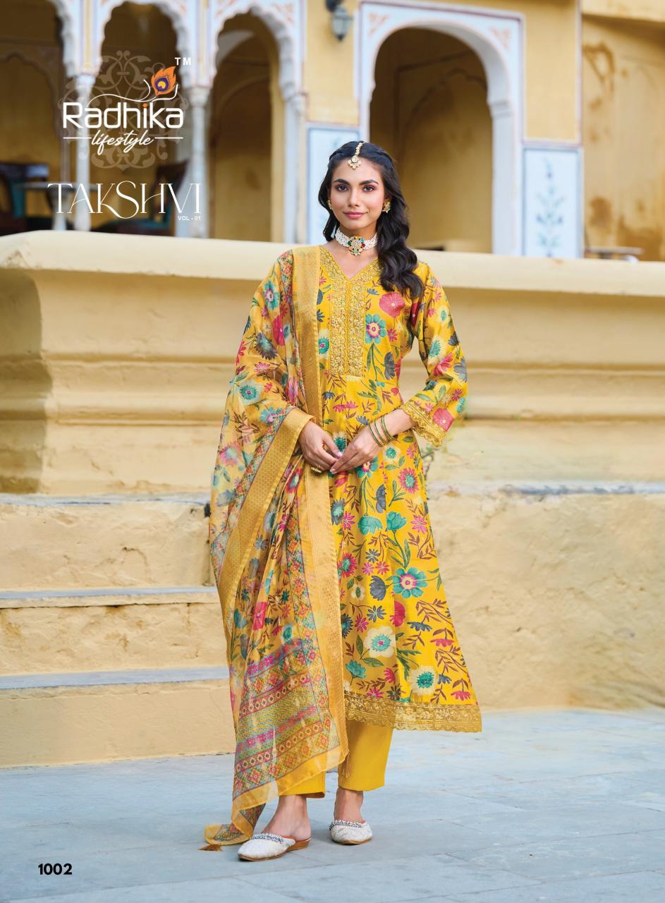 Radhika Lifestyle Takshvi vol 1 catalog wholesale kurtis in pune