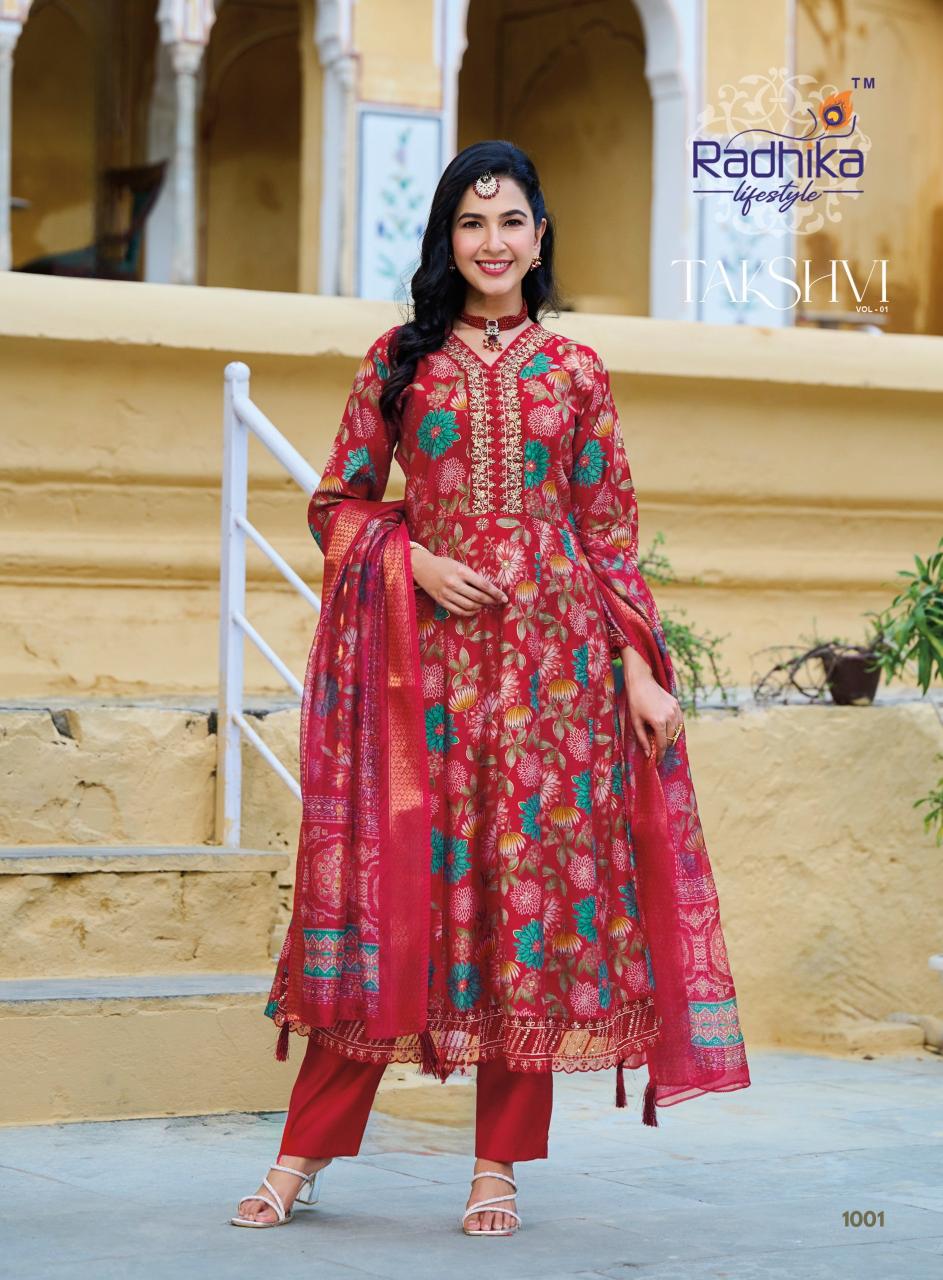 Radhika Lifestyle Takshvi vol 1 catalog wholesale kurtis in pune