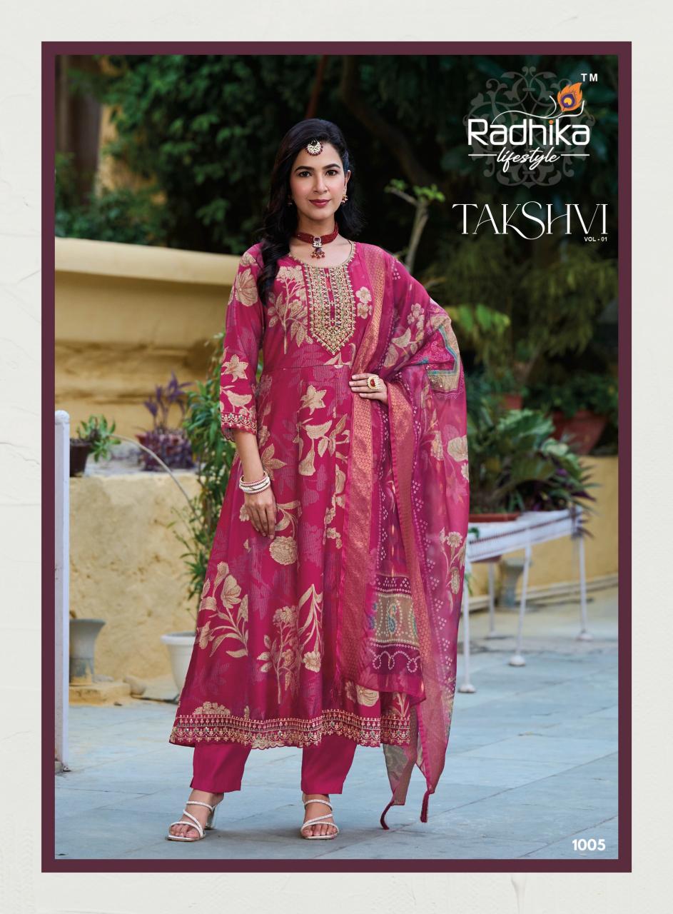 Radhika Lifestyle Takshvi vol 1 catalog wholesale kurtis in pune