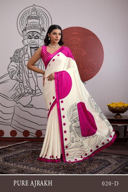 Rajtex Pure Ajrakh 20 catalog uniform online wholesale saree