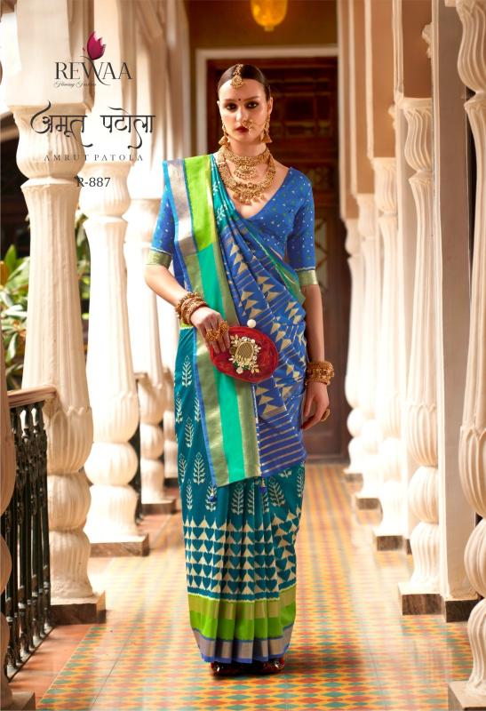 Rewaa Amrut Patola catalog sarees wholesalers
