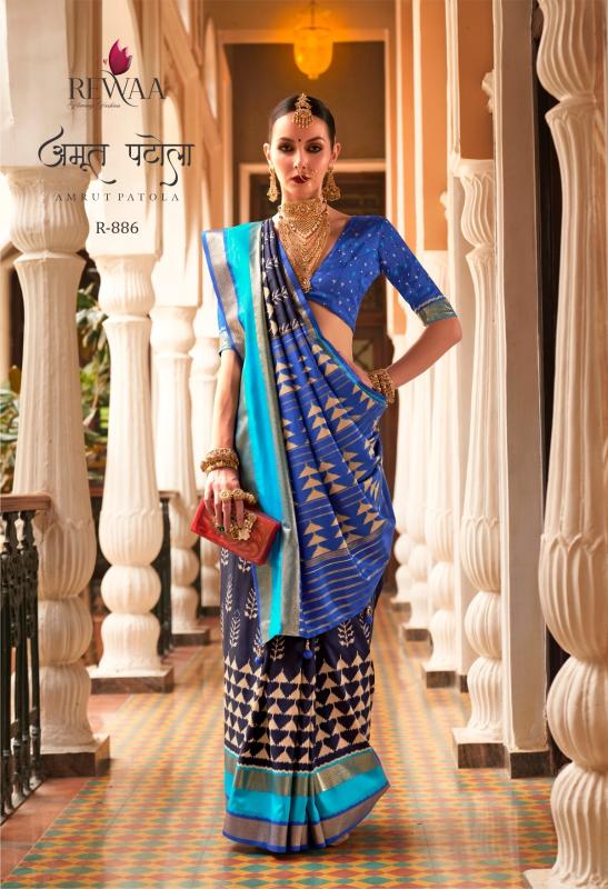 Rewaa Amrut Patola catalog sarees wholesalers