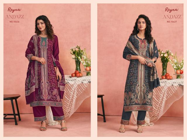 Reyna Andazz catalog mdl salwar kameez wholesale