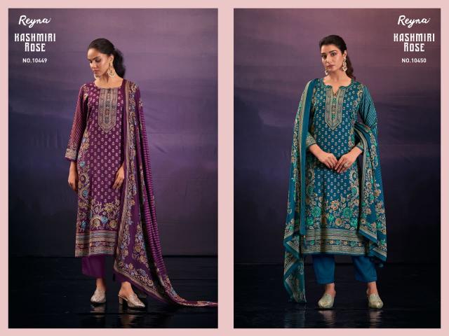 Reyna Kashmiri Rose catalog indian salwar kameez wholesale uk