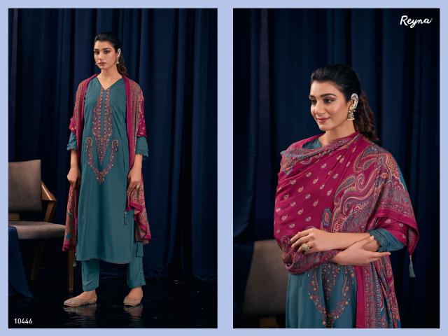 Reyna Pehnava catalog unstitched salwar kameez wholesalers