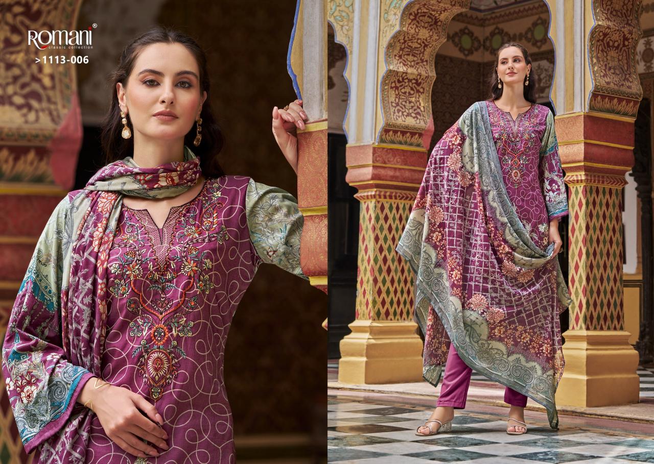 Romani Aarzu Vol 22 Catalog wholesale pure cotton dress material