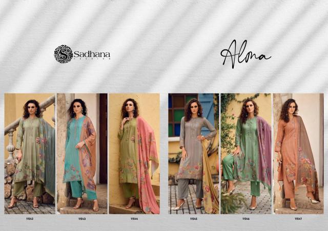 Sadhana Fashion Alona catalog chennai salwar kameez wholesaler