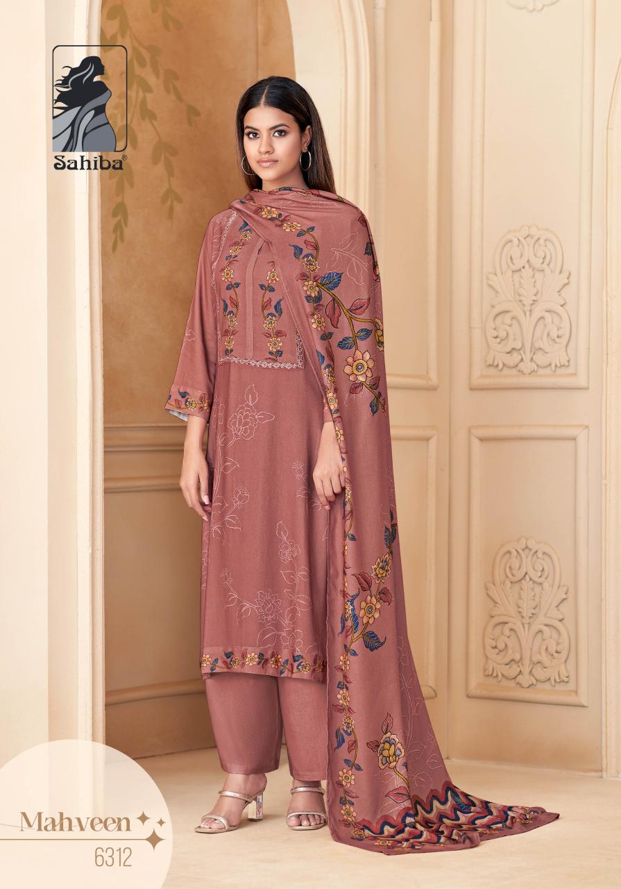 Sahiba Mahveen catalog unstitched salwar kameez wholesalers in mumbai