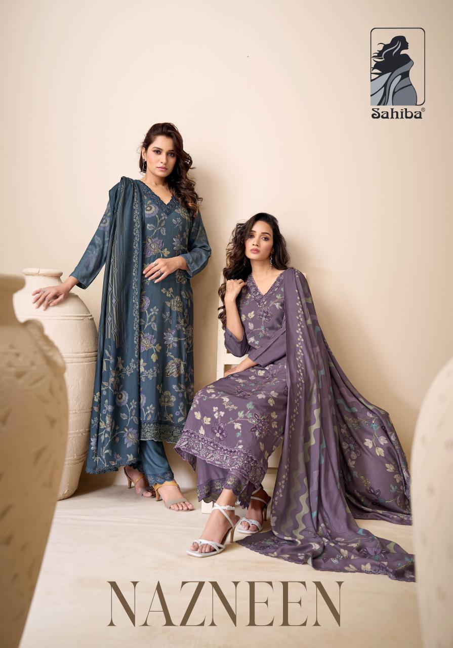 Sahiba Nazneen catalog surat salwar kameez catalogue