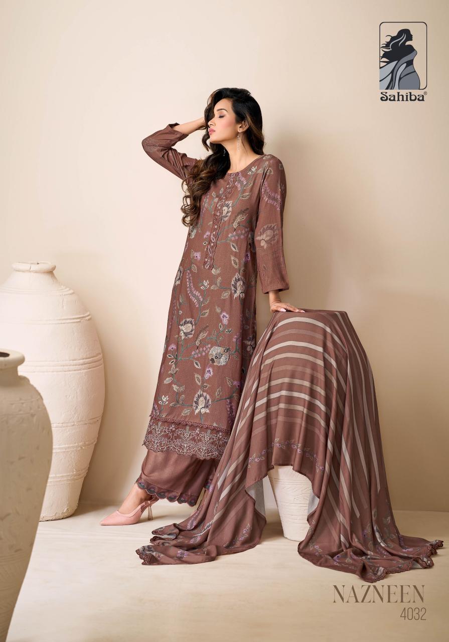 Sahiba Nazneen catalog surat salwar kameez catalogue