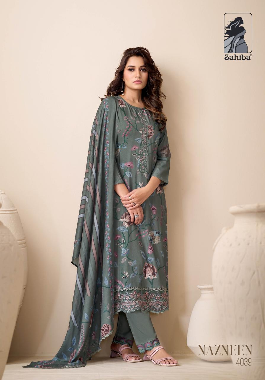 Sahiba Nazneen catalog surat salwar kameez catalogue