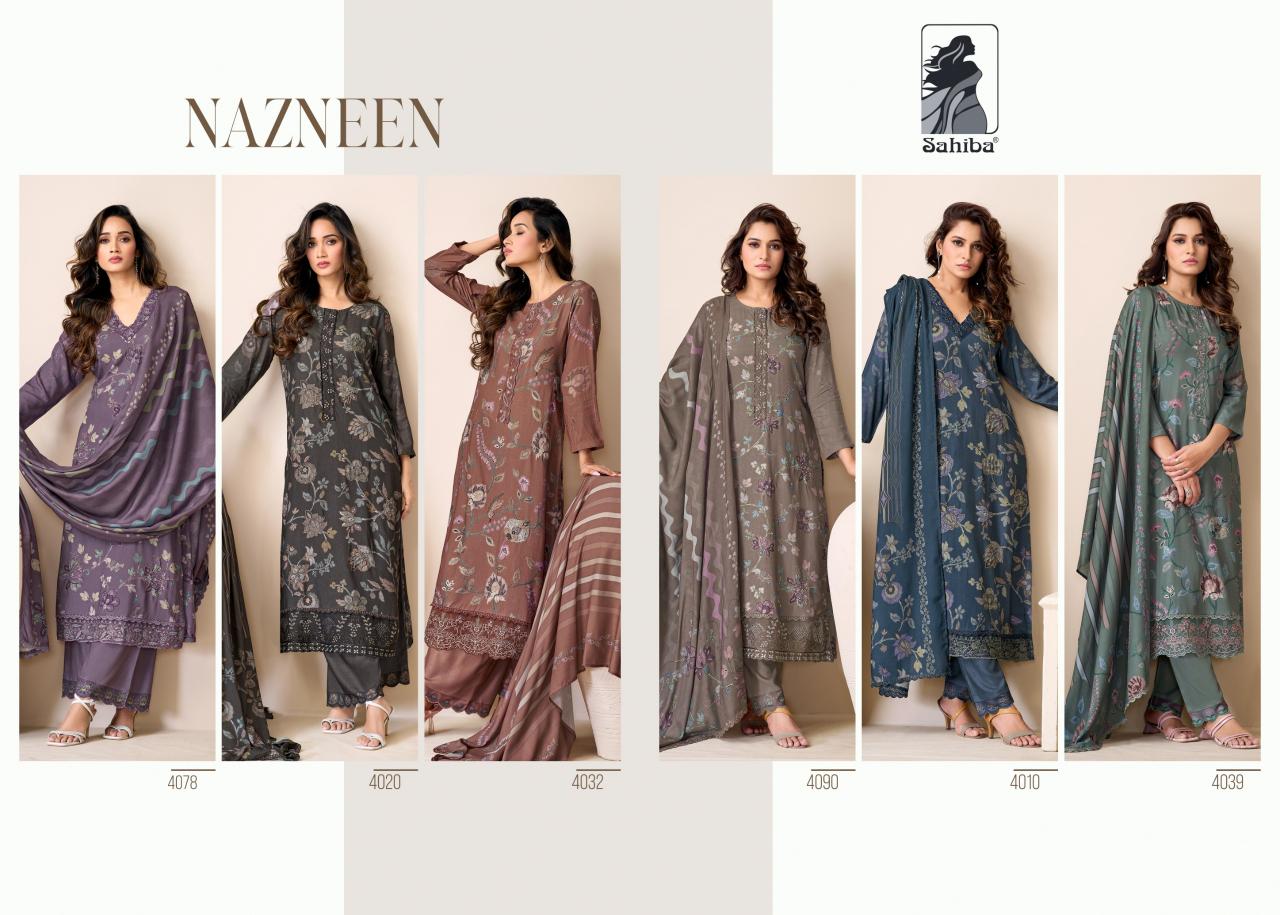 Sahiba Nazneen catalog surat salwar kameez catalogue