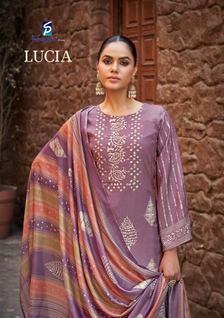 Sargam Lucia catalog wholesale dress materials in trichy