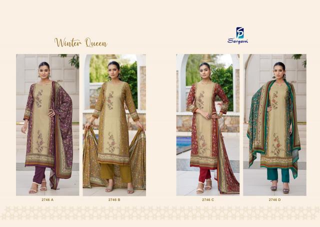 Sargam Winter Queen catalog wholesale dress materials in oddanchatram
