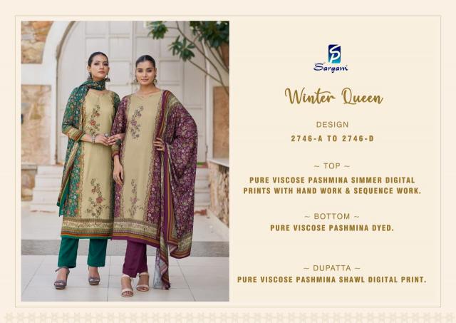 Sargam Winter Queen catalog wholesale dress materials in oddanchatram