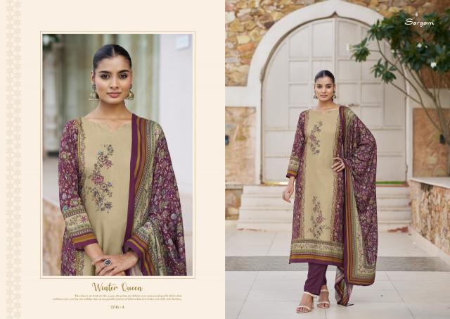 Sargam Winter Queen catalog wholesale dress materials in oddanchatram