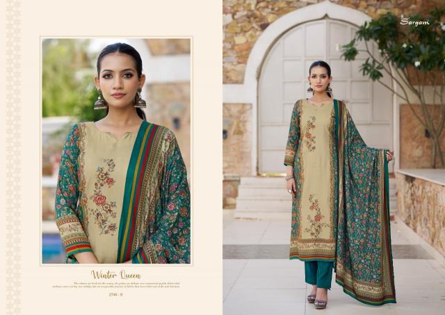 Sargam Winter Queen catalog wholesale dress materials in oddanchatram