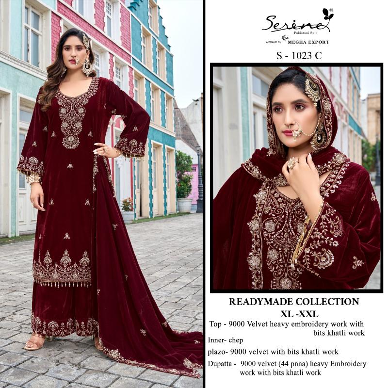 Serine S 1009 catalog wholesale pakistani suits online