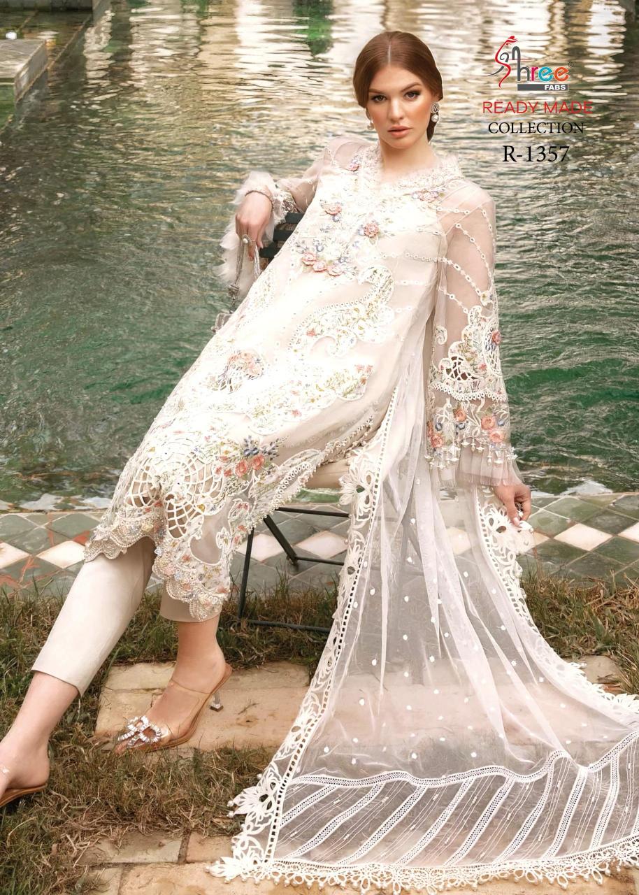 Shree Fabs 1357 catalog pakistani wholesale suits franchises