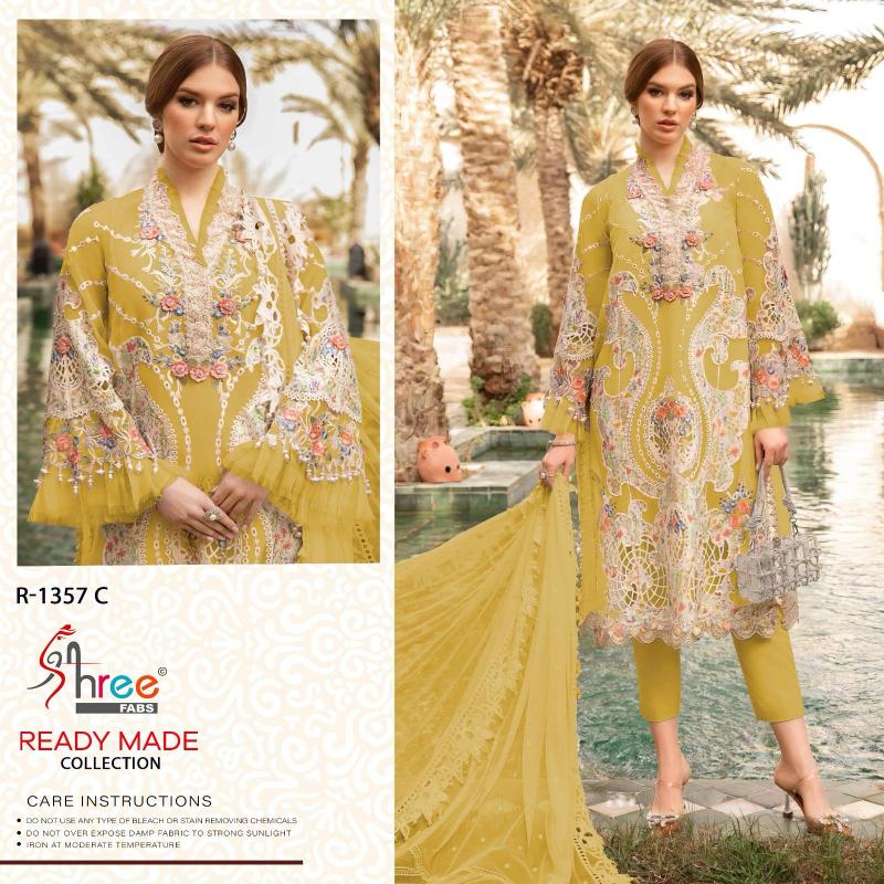 Shree Fabs 1357 catalog pakistani wholesale suits franchises