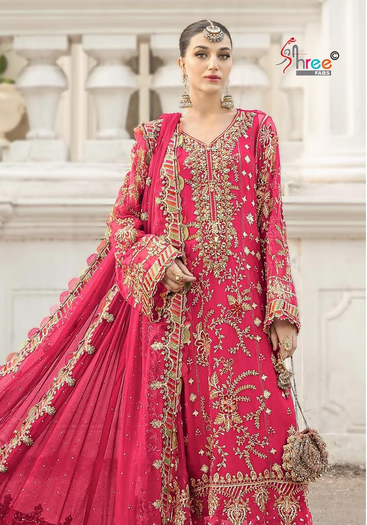 Shree Fabs K 5504 catalog wholesaler of pakistani suits in srinagar