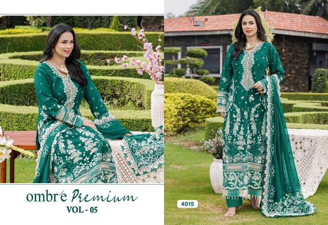 Shree Fabs Ombre premium vol 5 catalog pakistani replica suits wholesale in india