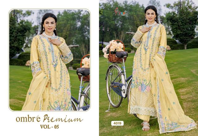 Shree Fabs Ombre premium vol 5 catalog pakistani replica suits wholesale in india