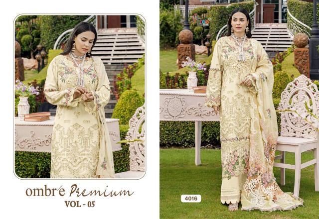 Shree Fabs Ombre premium vol 5 catalog pakistani replica suits wholesale in india