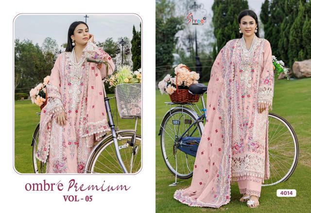 Shree Fabs Ombre premium vol 5 catalog pakistani replica suits wholesale in india