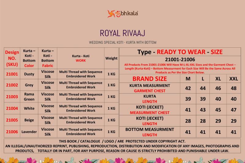 Shubhkala Royal Rivaaj Catalog wholesale mens kurtis in dubai