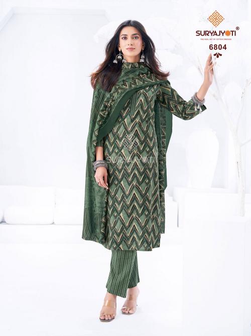 Suryajyoti Trendy Cotton Vol-68 – Kurti Pant With Dupatta - Wholesale Catalog