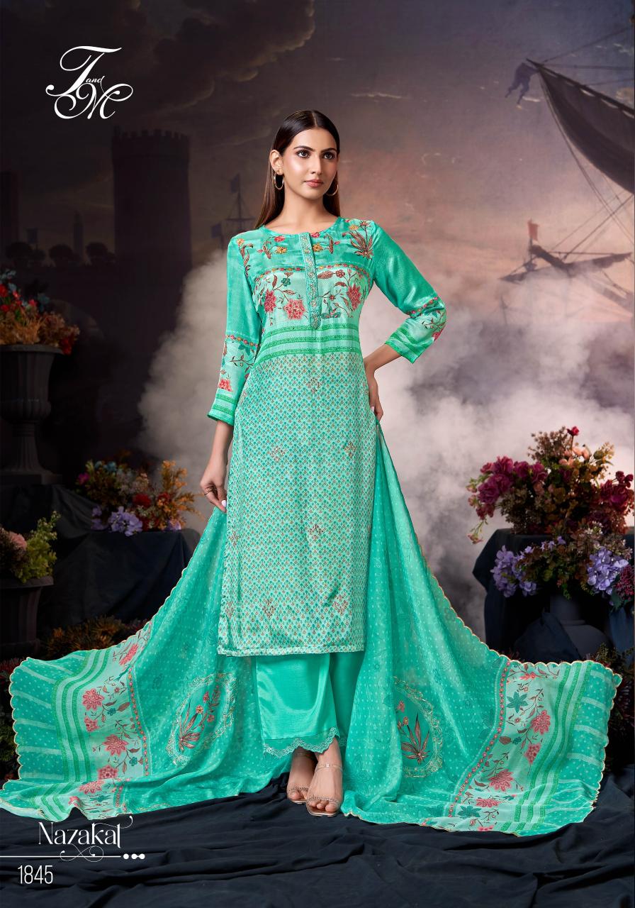 T&M Nazakat catalog cheap salwar kameez wholesale