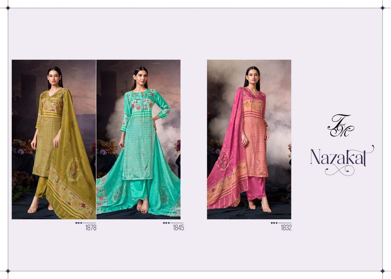 T&M Nazakat catalog cheap salwar kameez wholesale
