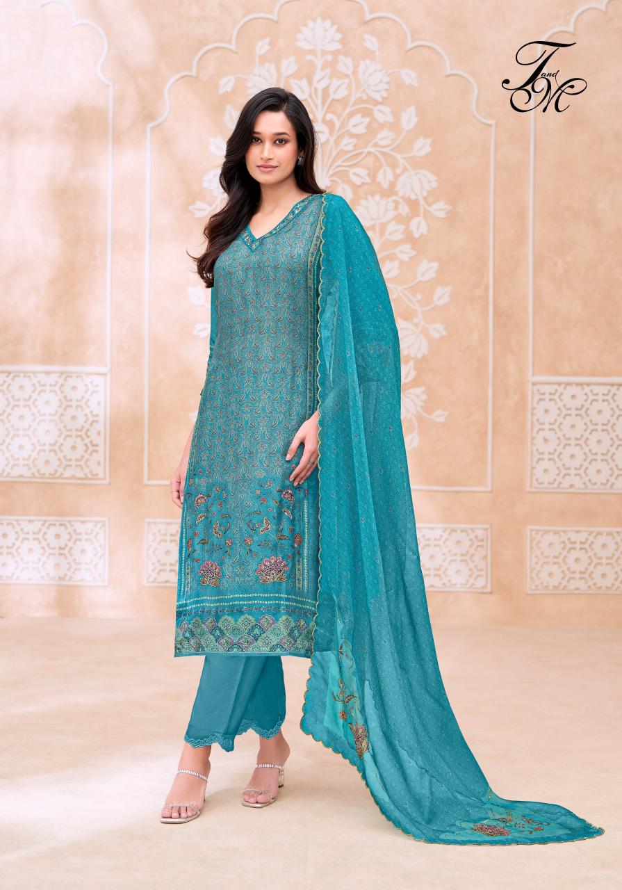 T&M Rangrez catalog salwar kameez pakistani wholesale