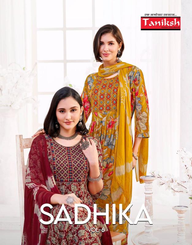 Taniksh Sadhika Vol 6 catalog buy kurtis at wholesale price