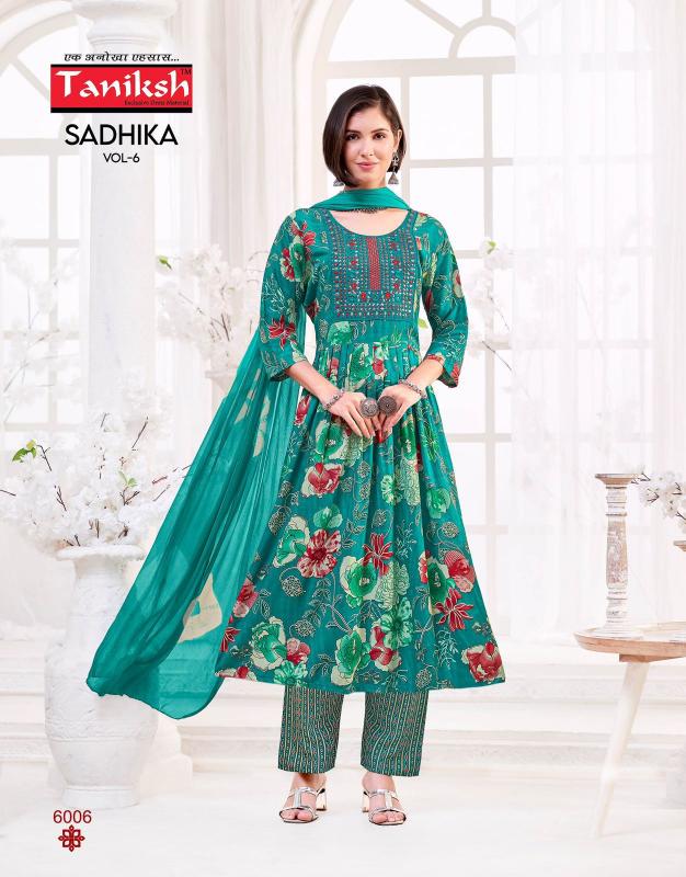 Taniksh Sadhika Vol 6 catalog buy kurtis at wholesale price