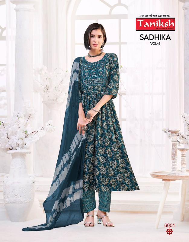 Taniksh Sadhika Vol 6 catalog buy kurtis at wholesale price
