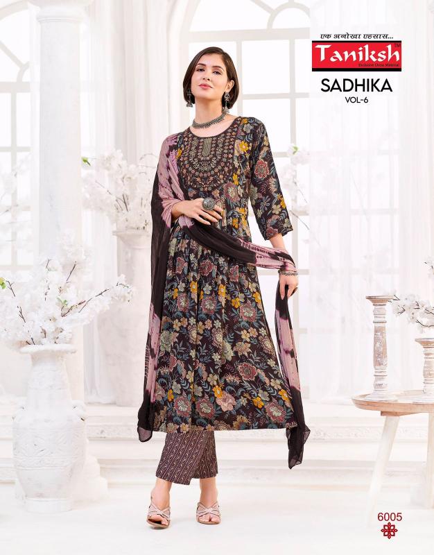 Taniksh Sadhika Vol 6 catalog buy kurtis at wholesale price