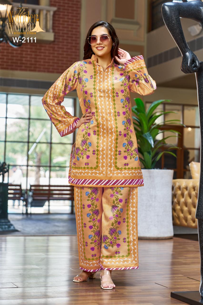 The wonder W- 2111 catalog women modest co ord sets wholesale