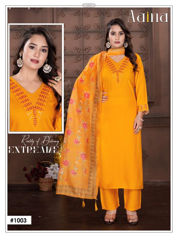 Trendy Aaina catalog brand kurtis wholesale