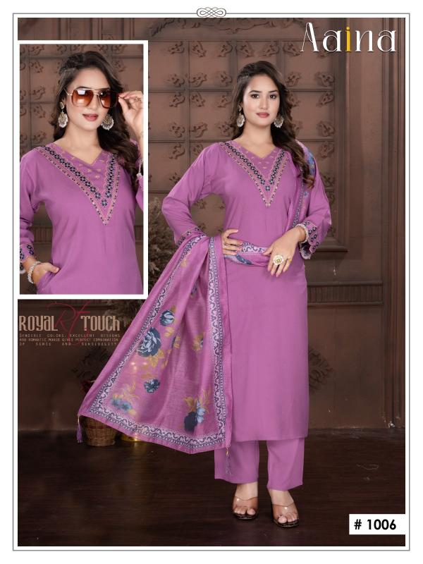 Trendy Aaina catalog brand kurtis wholesale