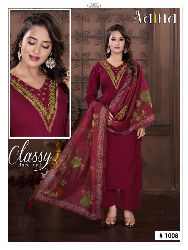 Trendy Aaina catalog brand kurtis wholesale