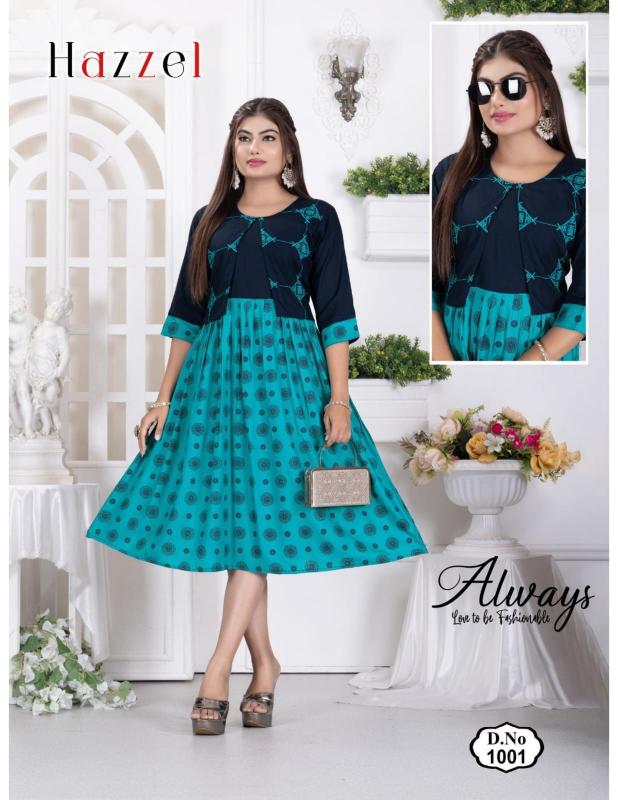 Trendy Hazzel catalog wholesale kurtis in ludhiana 