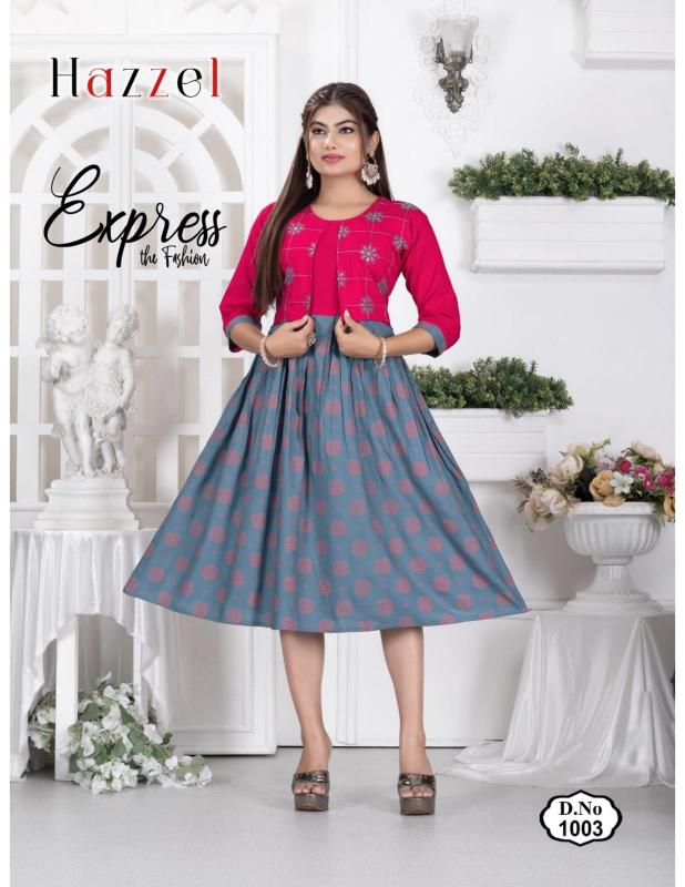 Trendy Hazzel catalog wholesale kurtis in ludhiana 